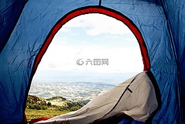 旅行,帳篷,露營