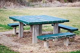 公園長椅,席位,野餐