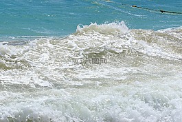黑海,海浪,海上的泡沫