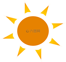 太陽,橙色,熱