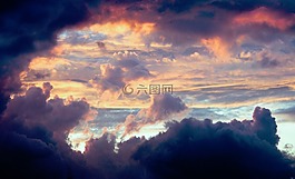 自然,云,天空