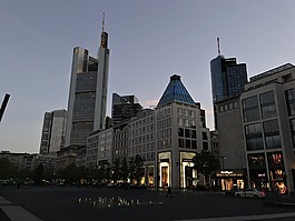 法蘭克福,城市,摩天樓