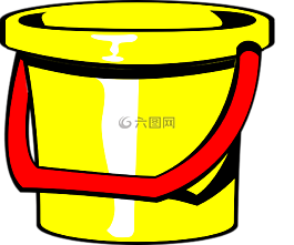 巴克,桶,黃色