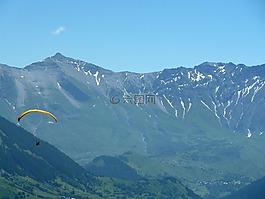 雪,山,瑞士