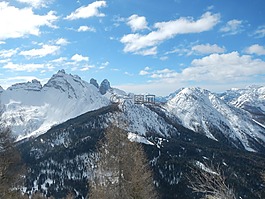 山,雪,天空