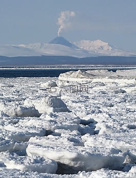 太平洋,海,火山
