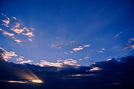 亞利桑那州,日出,天空