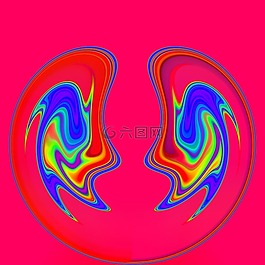 面,數(shù)字藝術(shù)打印,粉紅色