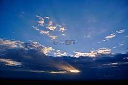 亚利桑那州,日出,天空