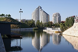 瓦伦西亚,公园,湖