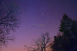 星星,夜,天空