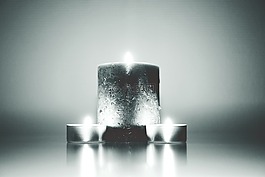火,蜡烛,蜡