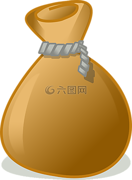 錢,袋,棕色
