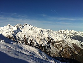 山,高山,雪