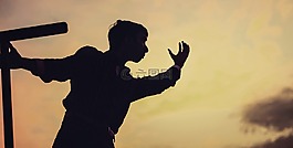 人,年輕,男