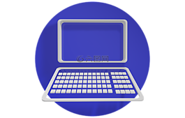 圖標,pc,藍色