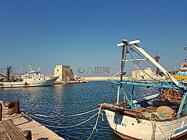 海,小船,船