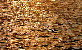 水,鏡像,夕陽