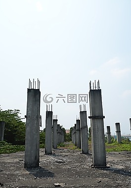 施工,胴体,天空