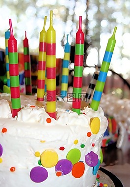 蛋糕,生日,香草