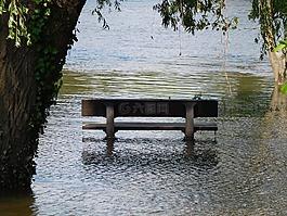 工作臺(tái),河,洪水