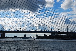 橋,鹿特丹,渡河