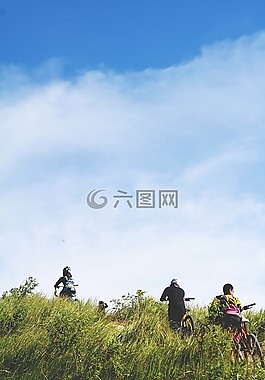 男子,婦女,人