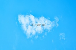 云,藍(lán)色,背景