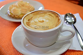 咖啡,杯,糖