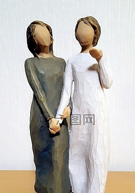 人類,女子,肖像
