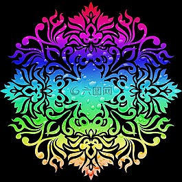 模式,彩虹色,幻想
