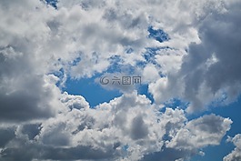 云,藍(lán)色,白