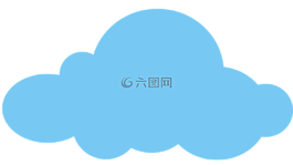 云,蓝色,天空