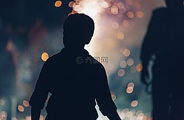 男孩,人,側(cè)影
