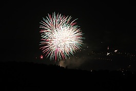 煙花爆竹,夜,光