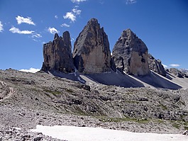三個 zinnen,山,高山