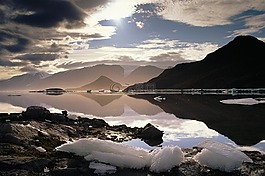 湖景观,景区,水