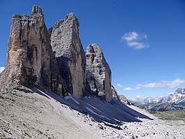 三個 zinnen,高山,山