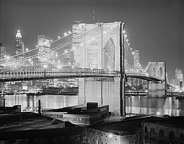 布魯克林大橋,1982,紐約城