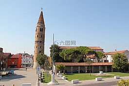 caorle,钟塔,椰林