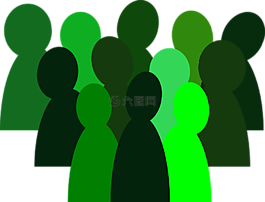 人,集團,人群