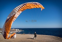 天空,水域,海