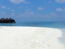 马尔代夫,海滩,海洋