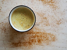 喝,咖啡,杯