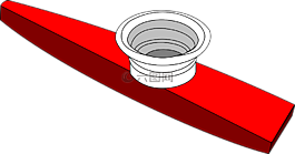 kazoo,儀器,紅色