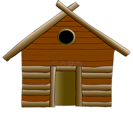 小木屋,山寨,房子