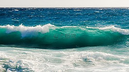 波,透明,海