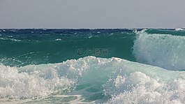 波,砸,泡沫