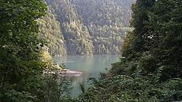 阿布哈兹,ritsa,湖