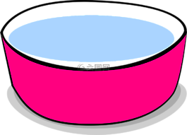 碗,水,孤立